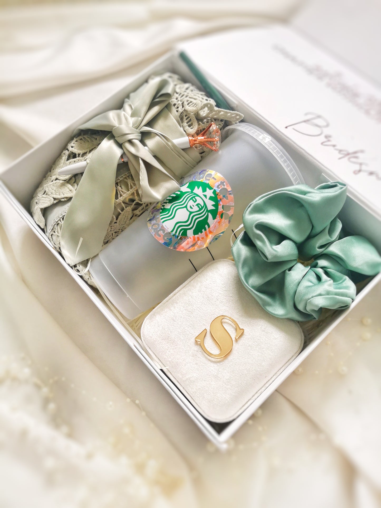 Sage green Bridal Box (5 items)
