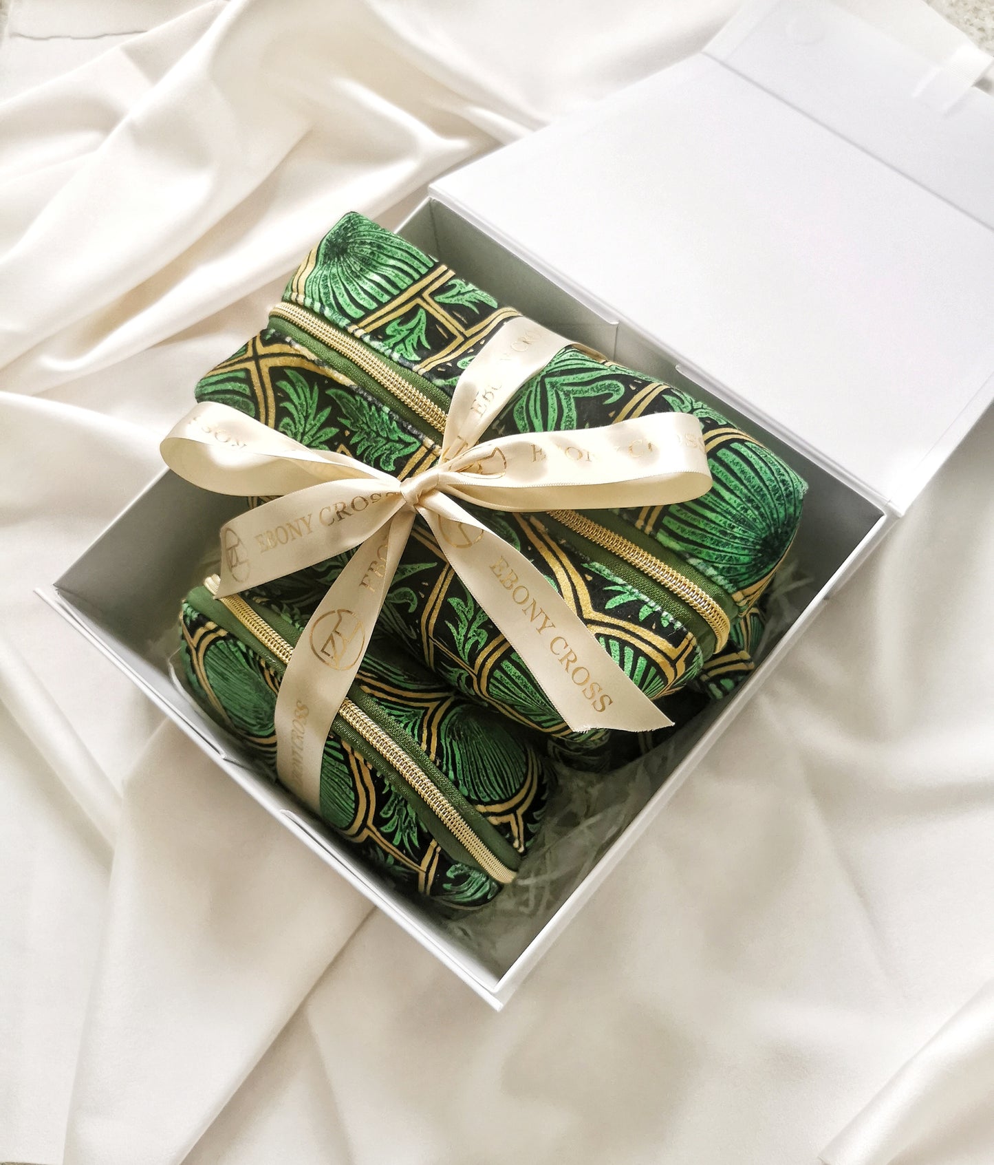 Velvet Green Vanity Set